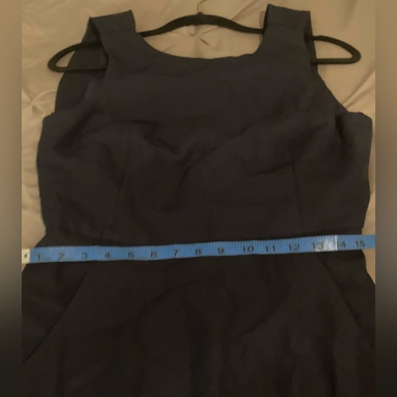 NWT DESSY COLLECTION Draped Backless Crepe Dress With Pockets SIZE 8 - Picture 11 of 12